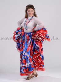 Цыганская юбка КОЛДОВСКИЕ ЦВЕТЫ