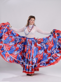 Цыганская юбка КОЛДОВСКИЕ ЦВЕТЫ