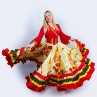 Цыганская юбка Цветочек Аленький